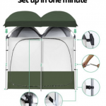 Weisshorn Double Shower Tent 3