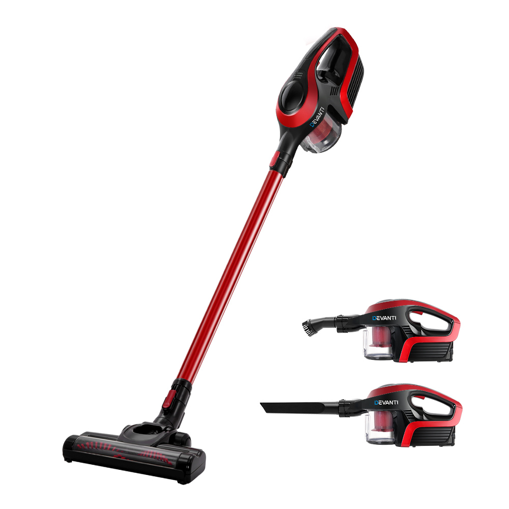 Devanti Cordless Stick Vacuum Cleaner Black Cedrix Online