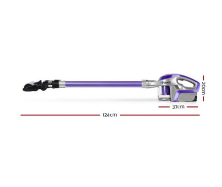 Devanti Cordless 150W Handstick Vacuum Cleaner Purple and Grey Cedrix Online