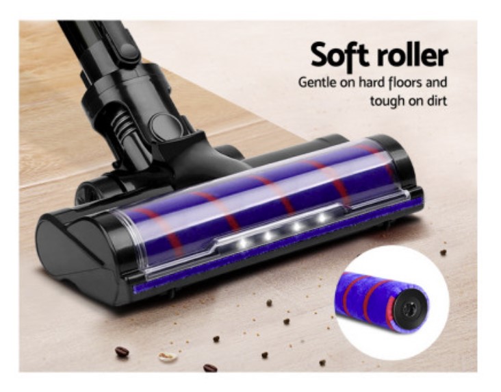 Devanti Cordless 150W Handstick Vacuum Cleaner Purple and Grey