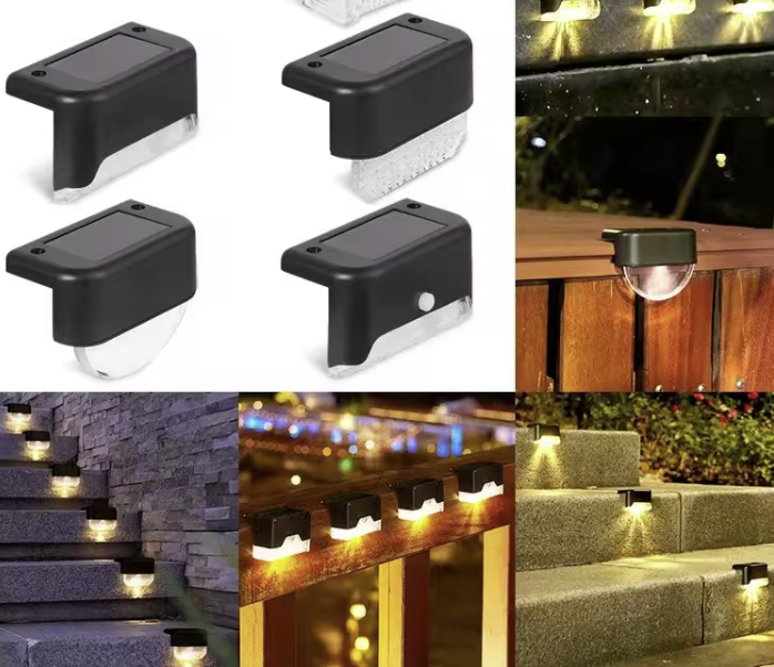 LED Solar Outdoor Step / Deck Light | 8 Pack - Cedrix Online