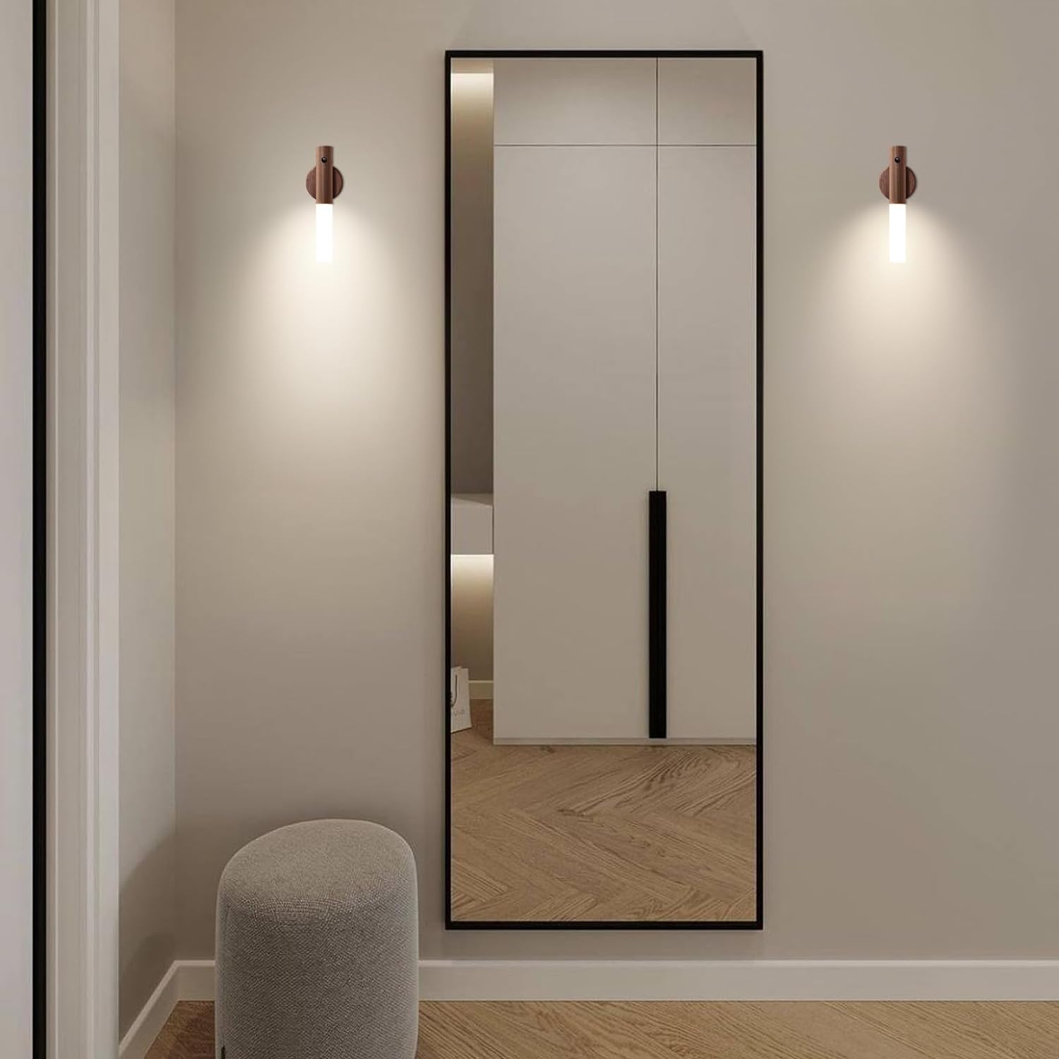 LED Rechargeable Wall Lights Motion Sensor – 2 Pack 1