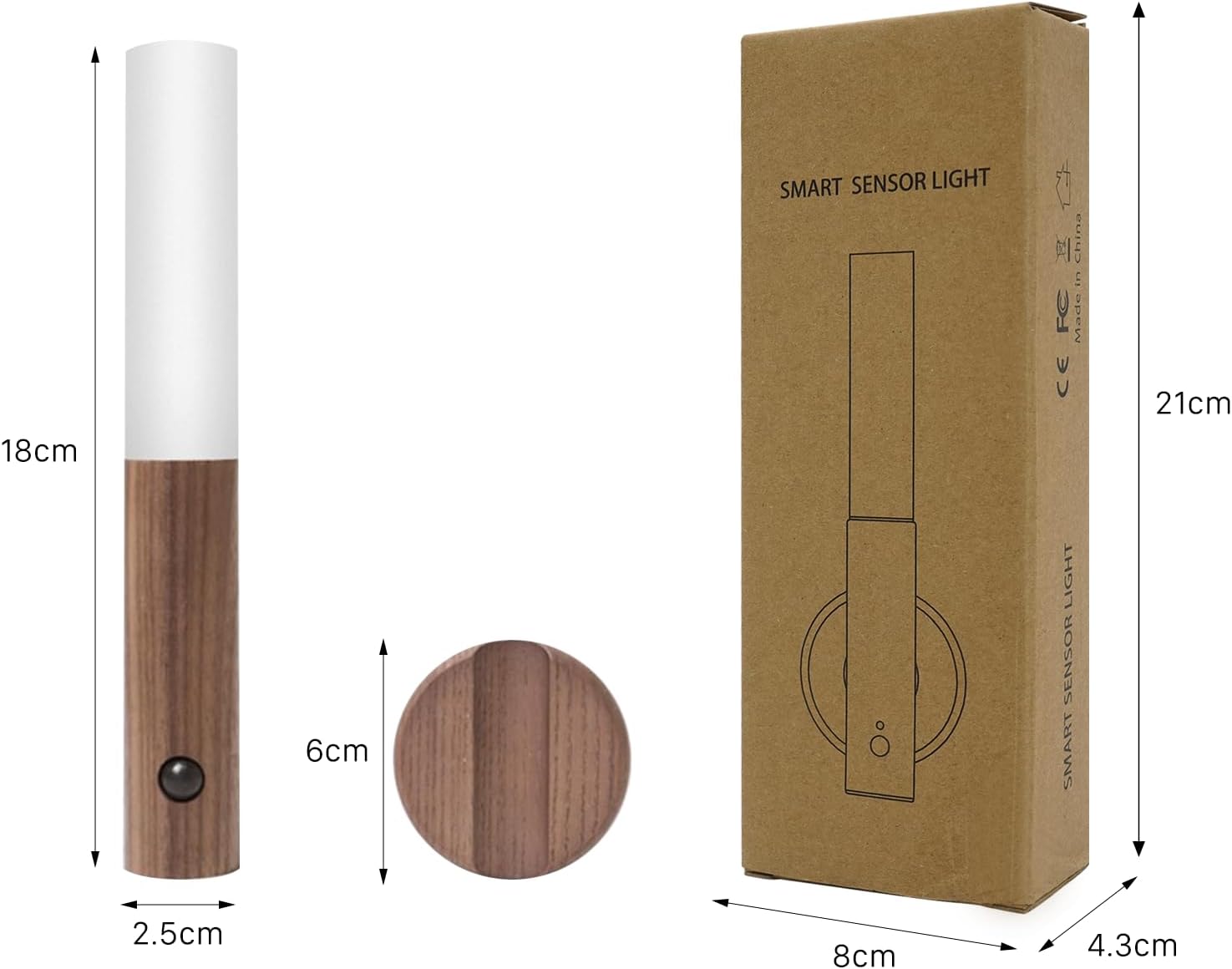 LED Rechargeable Wall Lights Motion Sensor – 2 Pack 2